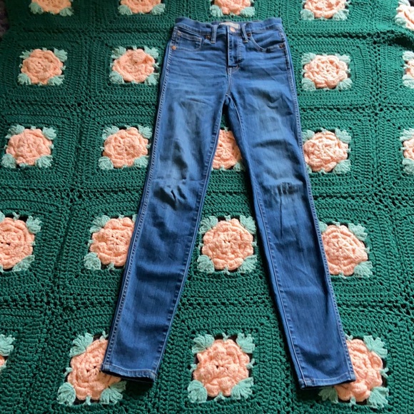 Madewell 10” high rise skinny jean size 24 T - Picture 1 of 3